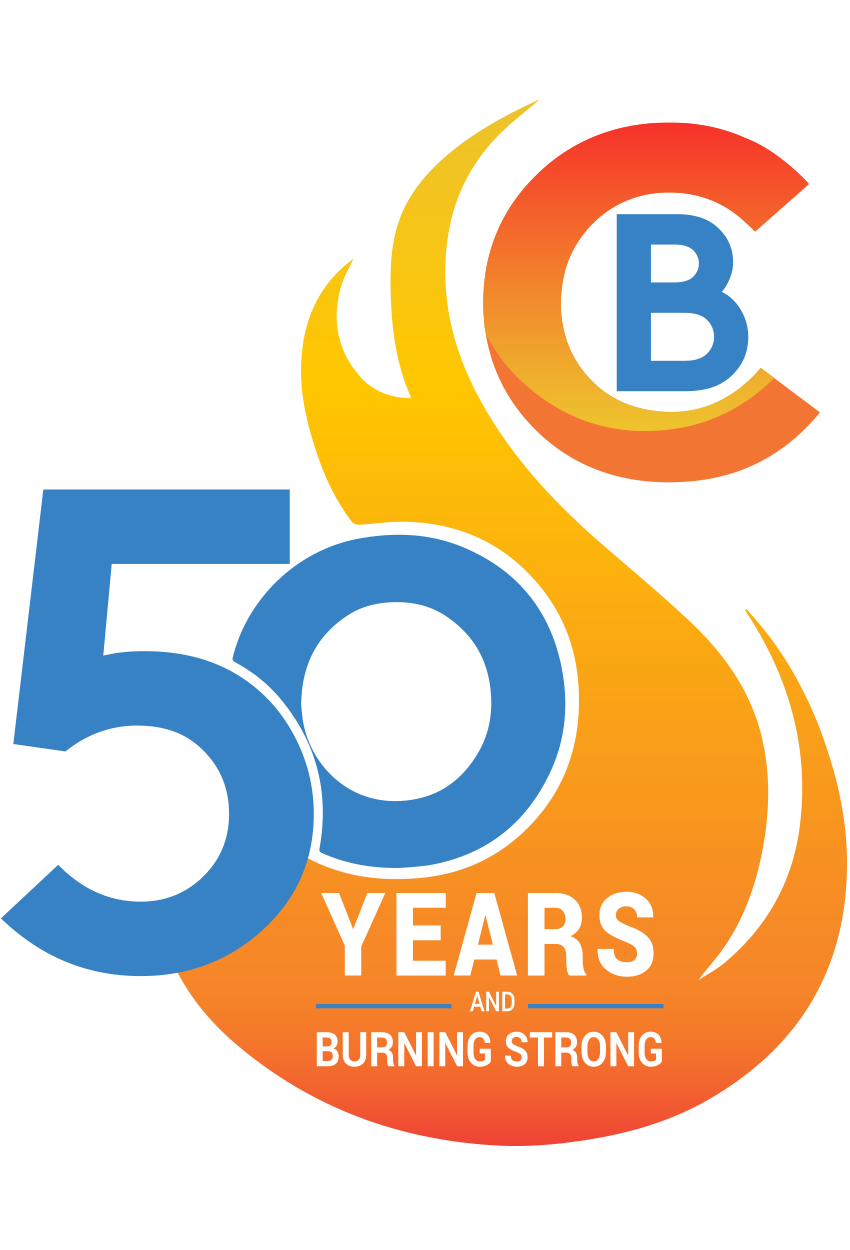 Bell Combustion Ltd. 50 Years Anniversary Logo